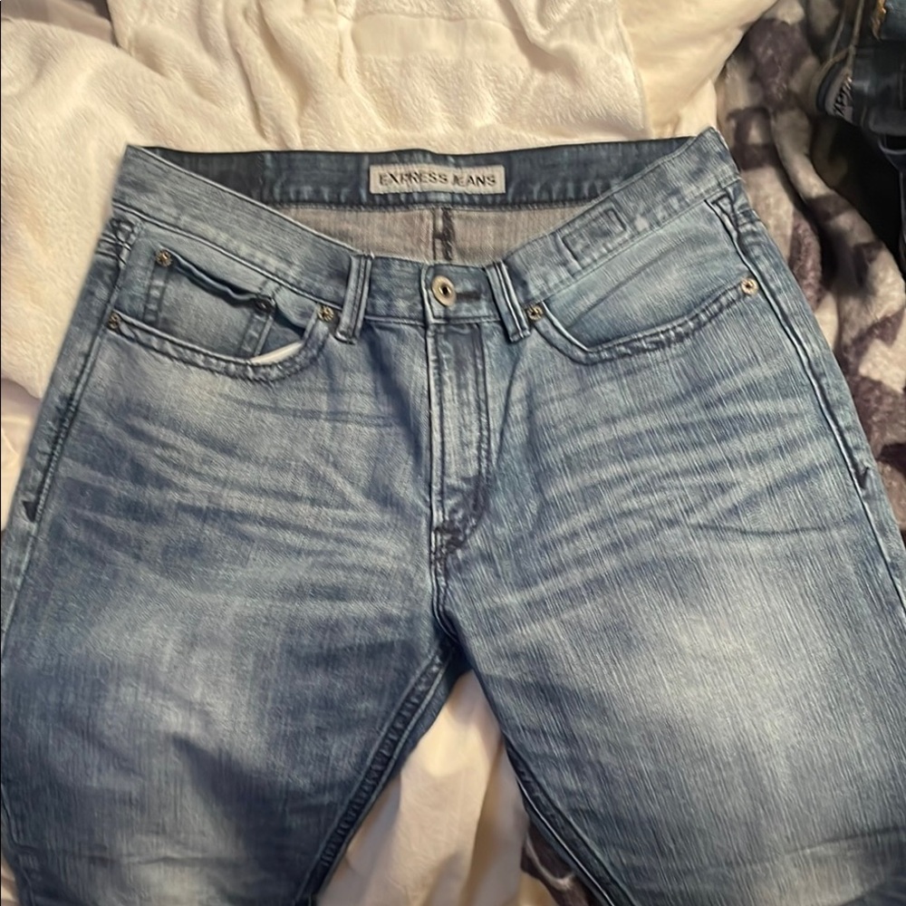 Express Slim Blue Denim Jeans